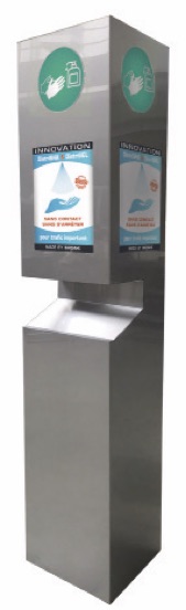 Distri SHA, borne de distribution de solution hydroalcoolique par Bardahl