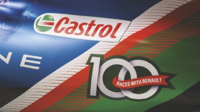 Castrol et le Groupe Renault  célèbrent leur 100e course de Formule 1